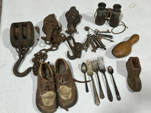 Antique Vintage Lot With Silver Pieces