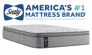 lot 3 image: Sealy Posturepedic Silver Pine 14 Soft Euro Top Queen Mattress - MSRP $1499.00 - No Reserve