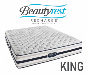 lot 5 image: Beautyrest Recharge Ultra Plush King Mattress - MSRP $1599.00 - No Reserve