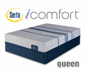 lot 19 image: Serta iComfort Blue Max 1000 Plush Memory Foam Queen Mattress - MRSP $1,999.00 -No Reserve