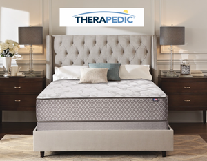 lot 1 image: Therapedic Firm Queen Mattress - MSRP $699.99 - No Reserve
