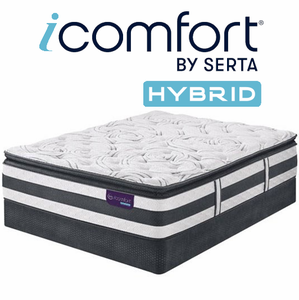 lot 10 image: Serta iComfort Hybrid Observer Super Pillow Top King Mattress - MSRP $2199.99 - No Reserve