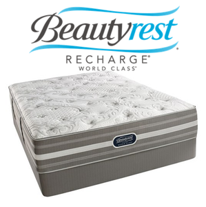 lot 14 image: Beautyrest Recharge World Class Luxury Firm Queen Mattress - MSRP $2229.00 - No Reserve