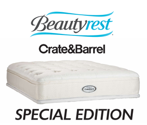 Beautyrest Crate and Barrel Exclusive Special Classic Edition Firm Plush Queen Mattress- MRSP $ 1,119.00 - No Reserves