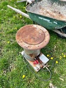 lot 15 image: Norseman 200 Plus Direct Fired Construction Heater with Tru Temper Wheelbarrow