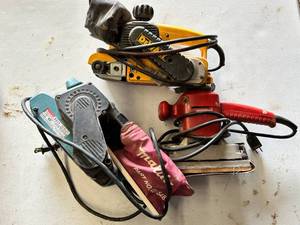 lot 53 image: Lot of Three Fully Functional Belt Sanders