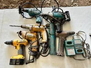 lot 75 image: Big Variety Lot of Power Tools - See Pictures to Believe -