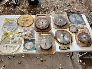 lot 77 image: Big Variety Lot of Saw Blades - Over 80 Good Blades -