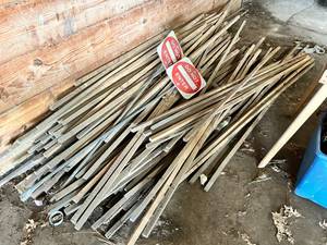 lot 82 image: Big Lot of White Ash Trapping Stakes