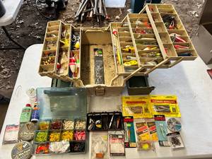 lot 83 image: Huge Lot Fishing Tackle Lot - Fisherman Deal