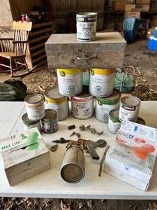 lot 103 image: Good Original John Deere Pain Variety & More