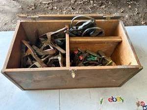 lot 118 image: Large Lot of Clamps with Ardie Made Storage Box