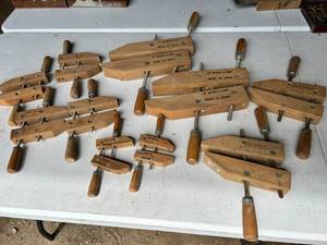 lot 127 image: Woodworking Tool & Accessory Lot - Clamps - See Pictures