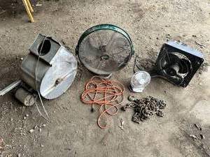 lot 134 image: Fans & Squirrel Cage Blower - Fully Functional