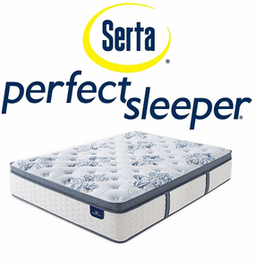 lot 5 image: Serta Perfect Sleeper Kerrington Series Cushion Firm King Pillowtop Mattress - MSRP $1399.00 - No Reserve