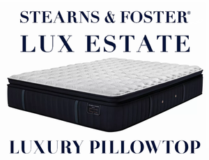 lot 17 image: Stearns & Foster Estate Hurston 14.5 Luxury Firm Euro Pillow Top Mattress - King-MRSP-2,549.99-No Reserve