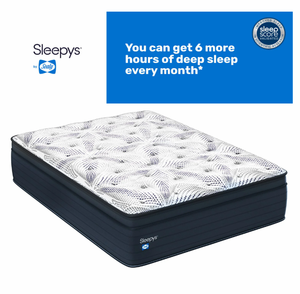 lot 2 image: Sleepys By Sealy 10.5 Medium Firm Euro Top Queen Mattress- MRSP $1,049.99- No Reserve