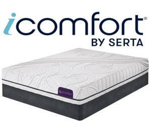 lot 4 image: Serta iComfort Foresight Series Luxury Firm Memory Foam Queen Mattress - MSRP $899.00 - No Reserve