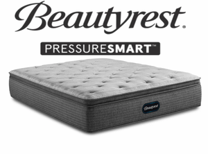 lot 6 image: Beautyrest PressureSmart Plush Pillow Top Queen Mattress - MSRP $2249.00 - No Reserve