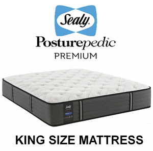 lot 7 image: Sealy Premium Posturepedic 13 Cushion Firm King Mattress - MSRP $2000.00 - No Reserve