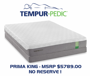 lot 9 image: Tempur-Pedic Tempur-Flex Prima Hybrid King Mattress - MSRP $5789.00 - No Reserve
