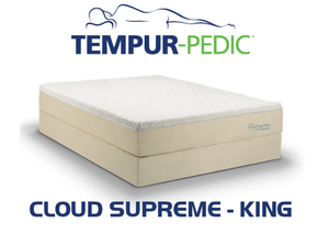 lot 13 image: Tempur-Pedic Cloud Supreme Breeze King Mattress - MRSP $3,499.00 - No Reserve