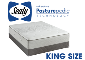 Classic Sealy Posturepedic Original Gel Series Cushion Firm King Mattress - MRSP $1600.00  - No reserve