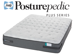 lot 13 image: Sealy Posturepedic Plus Series Cushion Firm King Mattress - MSRP $1499.99 - No Reserve