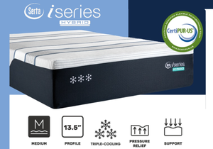 Serta iSeries� Hybrid 3000 13.5 Medium King Mattress - MSRP $2699.99 - No Reserve