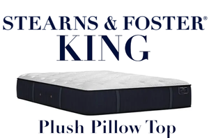 lot 11 image: Luxury Stearns & Foster Estate Collection Plush 14 Pillow Top King Mattress - MSRP $2799.99 - No Reserve