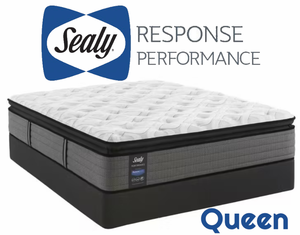 lot 12 image: Sealy Response Performance Pillow Top Queen Mattress - MRSP $1,599.99 - No Reserve