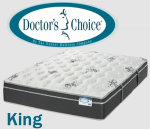 lot 17 image: Denver Mattress Doctors Choice Elite Firm King Mattress - MSRP $1599.99 - No Reserve