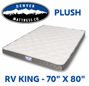 lot 8 image: Denver Mattress Rest Easy Series 10 Plush RV King Mattress - 80L x 70W - No Reserve
