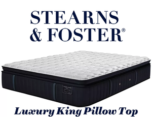 lot 13 image: Stearns & Foster Estate Series Hurston Luxury Plush Pillow Top King Mattress - MSRP $3,199.00 - No Reserve