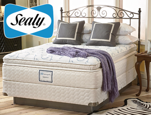 lot 16 image: Sealy Posturepedic Signature Series 14 Luxury Plush Euro Top King Mattress - MRSP $2,689.00 - No Reserve