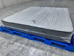 lot 6 image: Beautyrest PressureSmart Pro Series Plush 11.75 King Mattress - MSRP $1649.99 - No Reserve