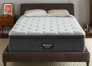 lot 4 image: Beautyrest Silver Series 13.5 Plush Pillow Top King Mattress - MSRP $1549.00 - No Reserve
