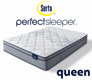 lot 5 image: Serta Perfect Sleeper Plush 11 Innerspring Queen Mattress - MSRP $1040.00 - No Reserve