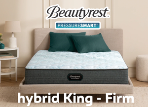 lot 8 image: Beautyrest PressureSmart Hybrid Firm King Mattress - MSRP $2949.99 - No Reserve