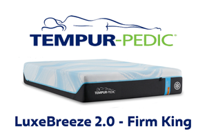 lot 10 image: Tempur-Pedic LuxeBreeze 2.0 Firm King Mattress - MSRP $6299.00 - NO RESERVE