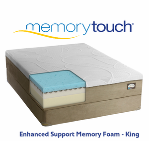 lot 18 image: MemoryTouch Enhanced Support 10 Memory Foam King Mattress - MSRP $1,200.00 - - No Reserve