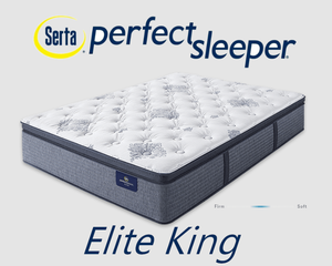 lot 7 image: Serta Perfect Sleeper Elite 2.0 Hybrid Pillow Top King Mattress - MRSP $1489.00 - No Reserve