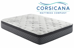 lot 14 image: Corsicana Renue Invigorate 15-inch Euro Top King Mattress - MSRP $1200.00 - No Reserve