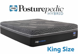 lot 10 image: Sealy Posturepedic Premium Hybrid King Mattress - MRSP $3,2999 - No Reserve