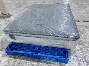 lot 23 image: Sealy Essentials 12 Plush Euro Top Full Mattress - MSRP $739.99 -