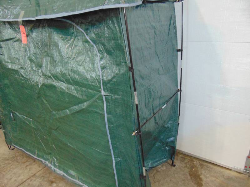 lot 52 image: Bravindew Storage Tent Bike Storage shed 74  W x 37.8  D x 74.8  H
