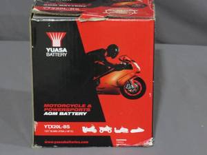 lot 27 image: Yuasa YTX20L-BS Maintenance Free 12 Volt Battery-YUAM320BS