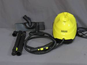 lot 76 image: Krcher - SC 3 Portable Multi-Surface Steam CleanerSteam Mop with Attachments