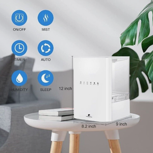 lot 2 image: Set of 2 New MODERNCASA Ultrasonic Humidifiers - Model MO-AH-01