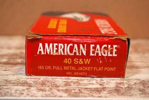 American Eagle .40 S&W 165gr FMJ 50rd Box Lot 2 of 2